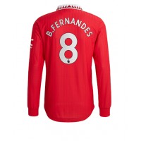 Manchester United Bruno Fernandes #8 Fußballbekleidung Heimtrikot 2022-23 Langarm